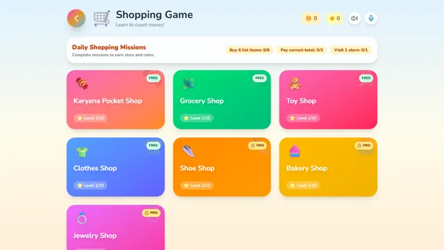 Kids Shopping Game cover